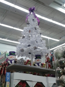 A white Christmas Tree